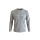 CHAMPION S COTTON-BLEND GREY LONG-SLEEVE TOP / Pre-Owned