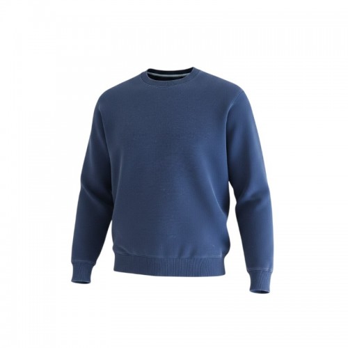 CHAMPION M COTTON-BLEND TWO-TONE CREWNECK SWEATSHIRT / Pre-Owned
