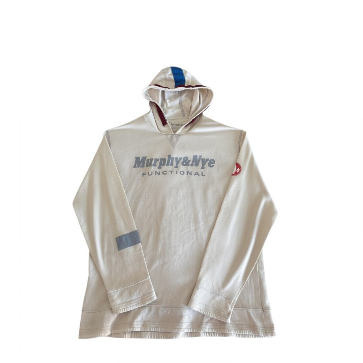MURPHY & NYE XL COTTON HOODED LONG-SLEEVE TOP / Pre-Owned