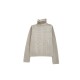 GANT S CABLE-KNIT COTTON TURTLENECK SWEATER / Pre-Owned
