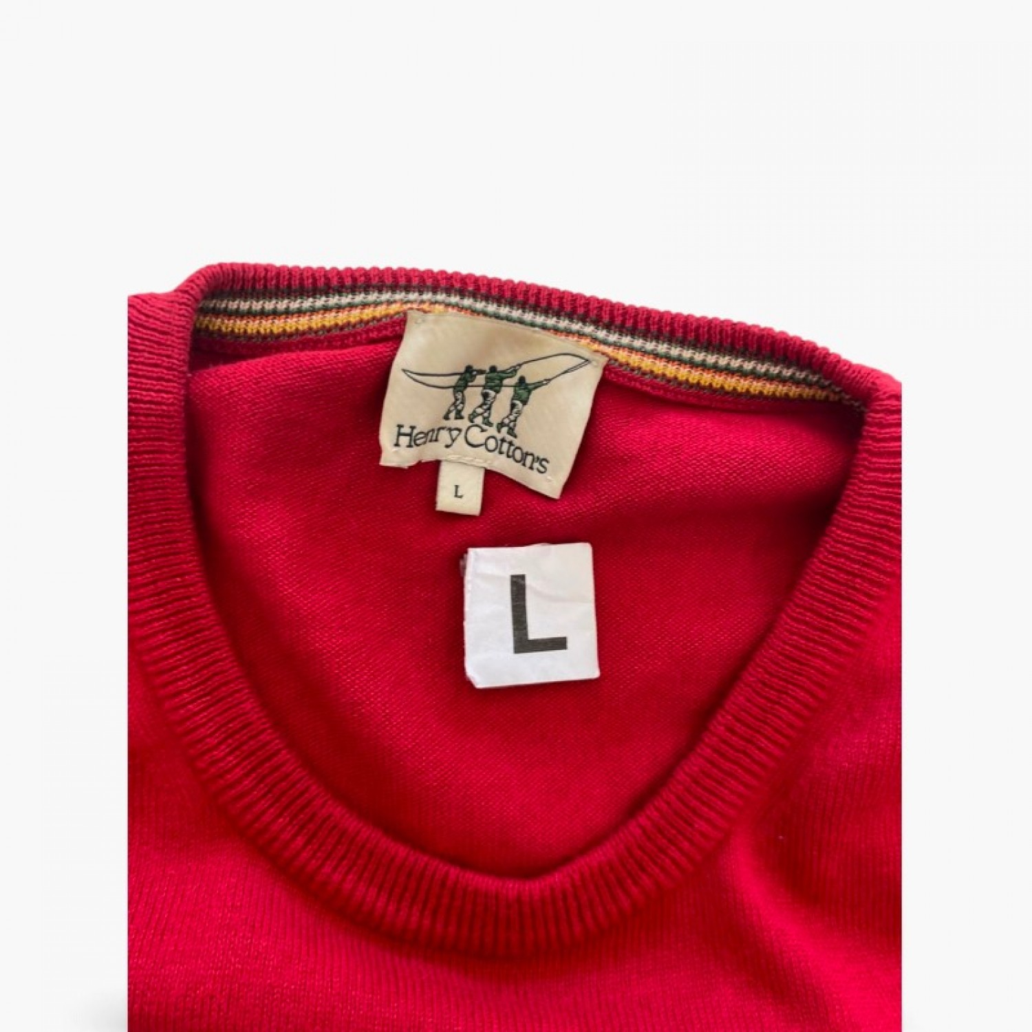 HENRY COTTON’S L COTTON CREWNECK SWEATER / Pre-Owned