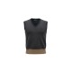 FRED PERRY M WOOL-BLEND PATTERNED V-NECK SWEATER VEST / Pre-Owned