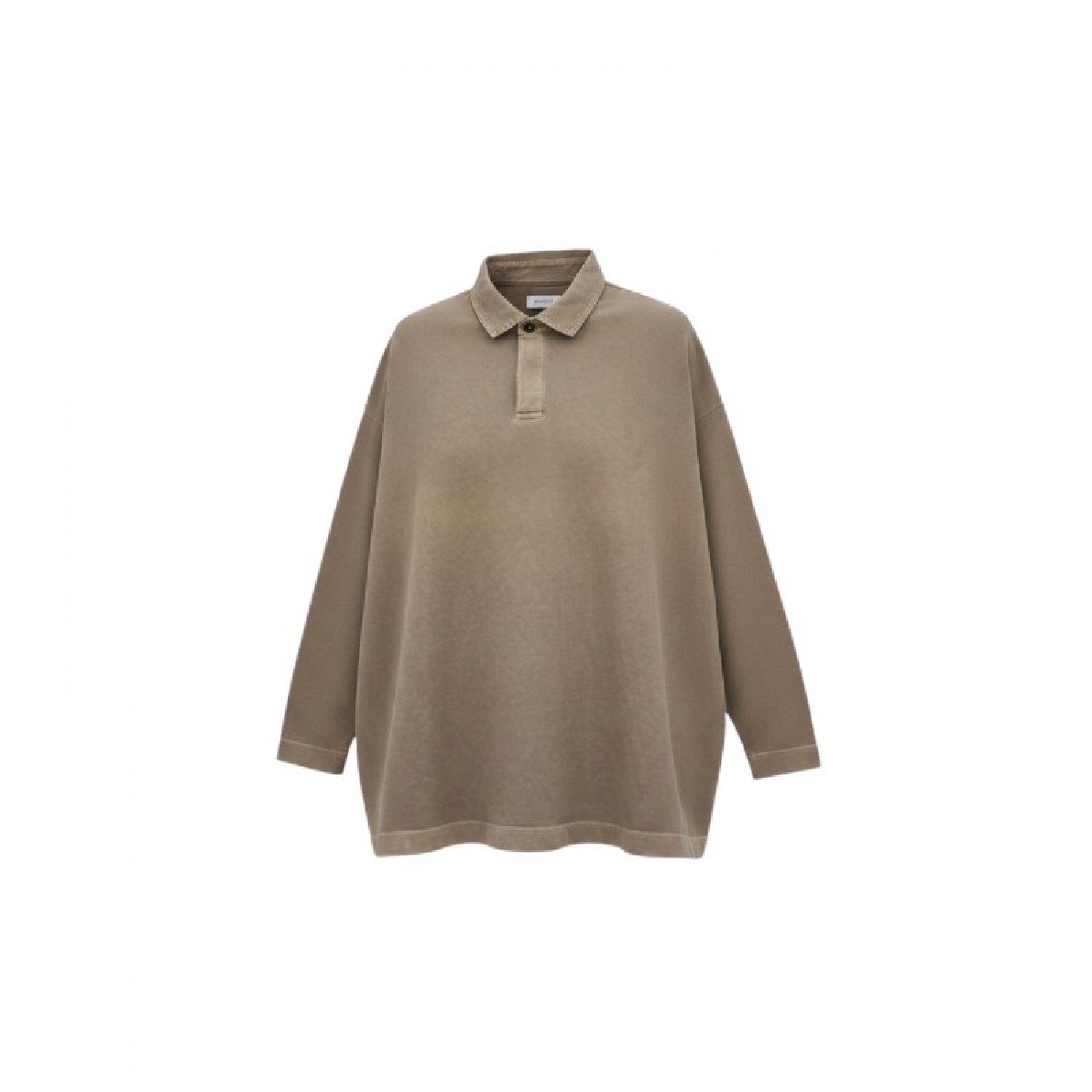 MURPHY & NYE XL COTTON-BLEND LONG-SLEEVE POLO / Pre-Owned