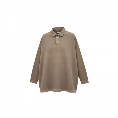 MURPHY & NYE XL COTTON-BLEND LONG-SLEEVE POLO / Pre-Owned