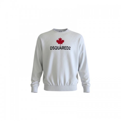 DSQUARED2 MAPLE LEAF LOGO CREWNECK SWEATSHIRT / Pre-Owned