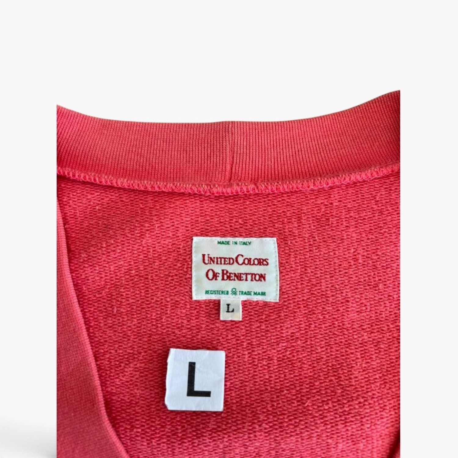 UNITED COLORS OF BENETTON L PINK CARDIGAN / Pre-Owned