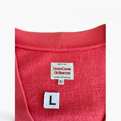 UNITED COLORS OF BENETTON L PINK CARDIGAN / Pre-Owned