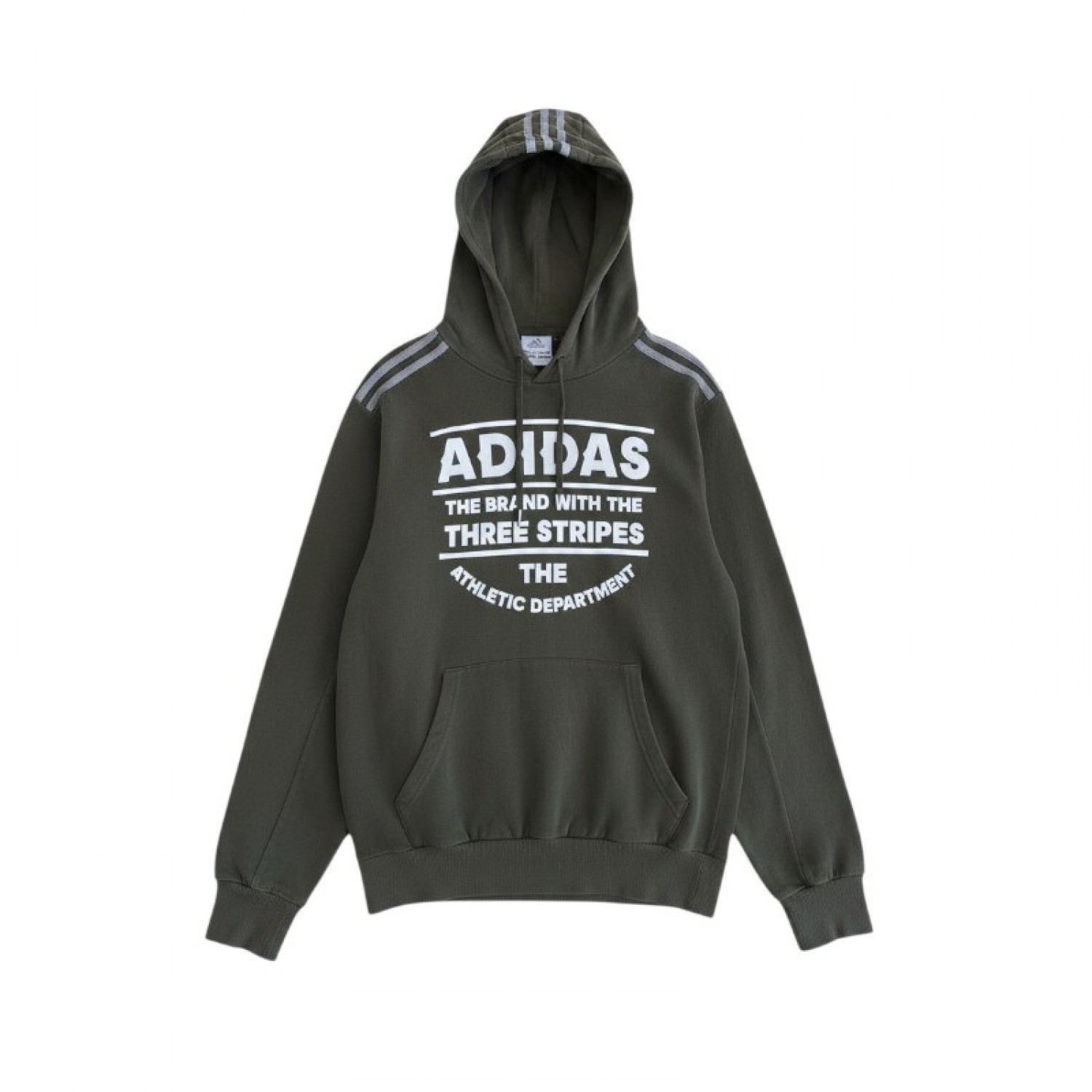 ADIDAS M THREE STRIPES GRAPHIC HOODIE / Pre-Owned