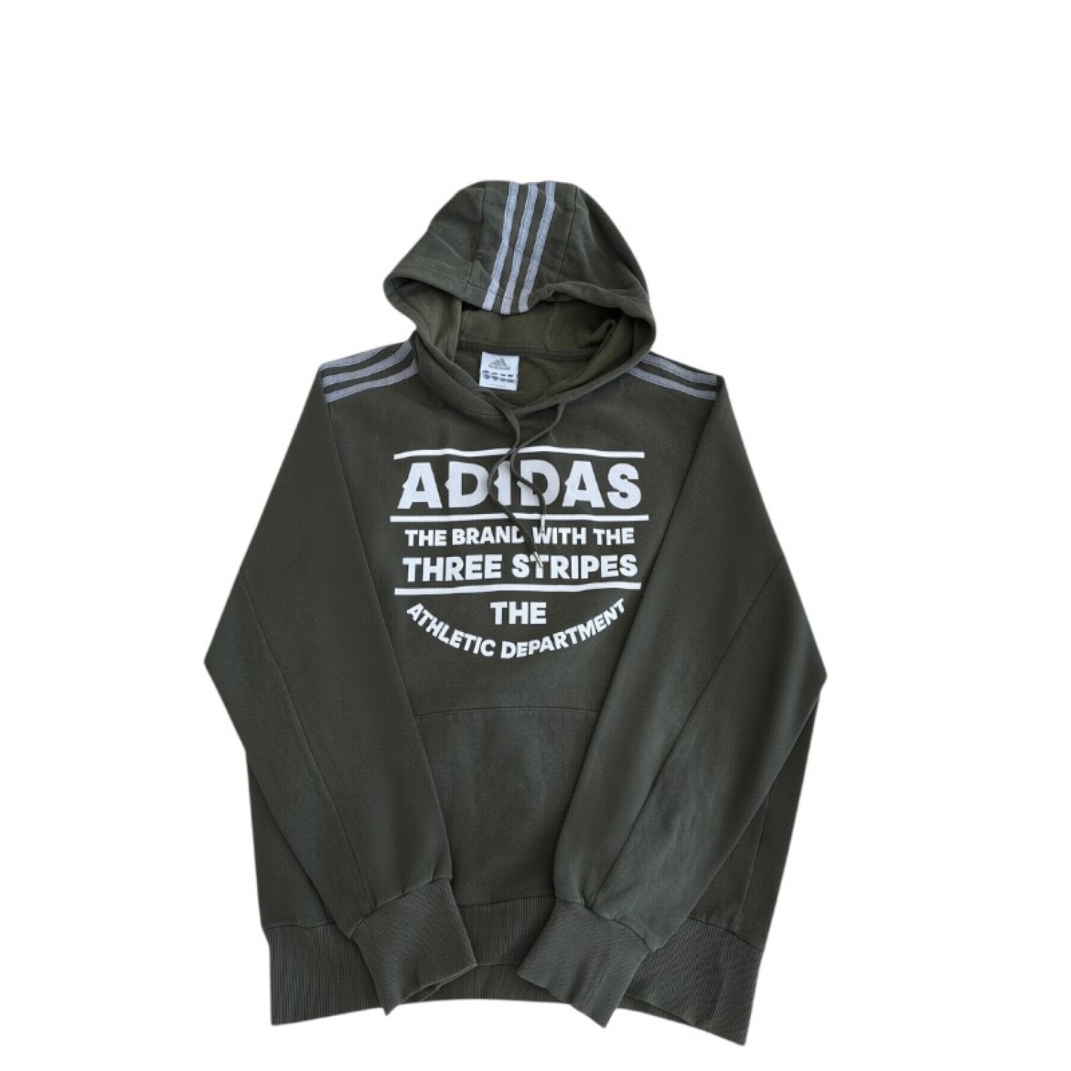 ADIDAS M THREE STRIPES GRAPHIC HOODIE / Pre-Owned