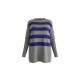 GUCCI M STRIPED OVERSIZED KNIT SWEATER / Pre-Owned