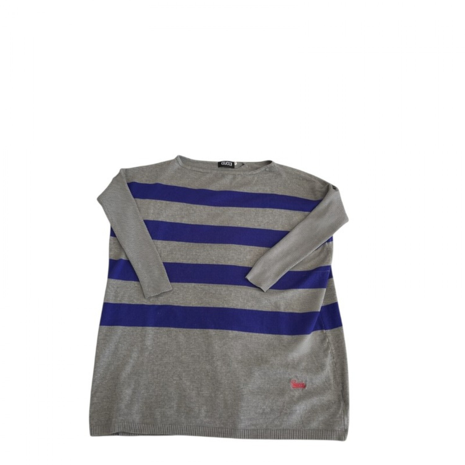 GUCCI M STRIPED OVERSIZED KNIT SWEATER / Pre-Owned