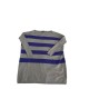 GUCCI M STRIPED OVERSIZED KNIT SWEATER / Pre-Owned