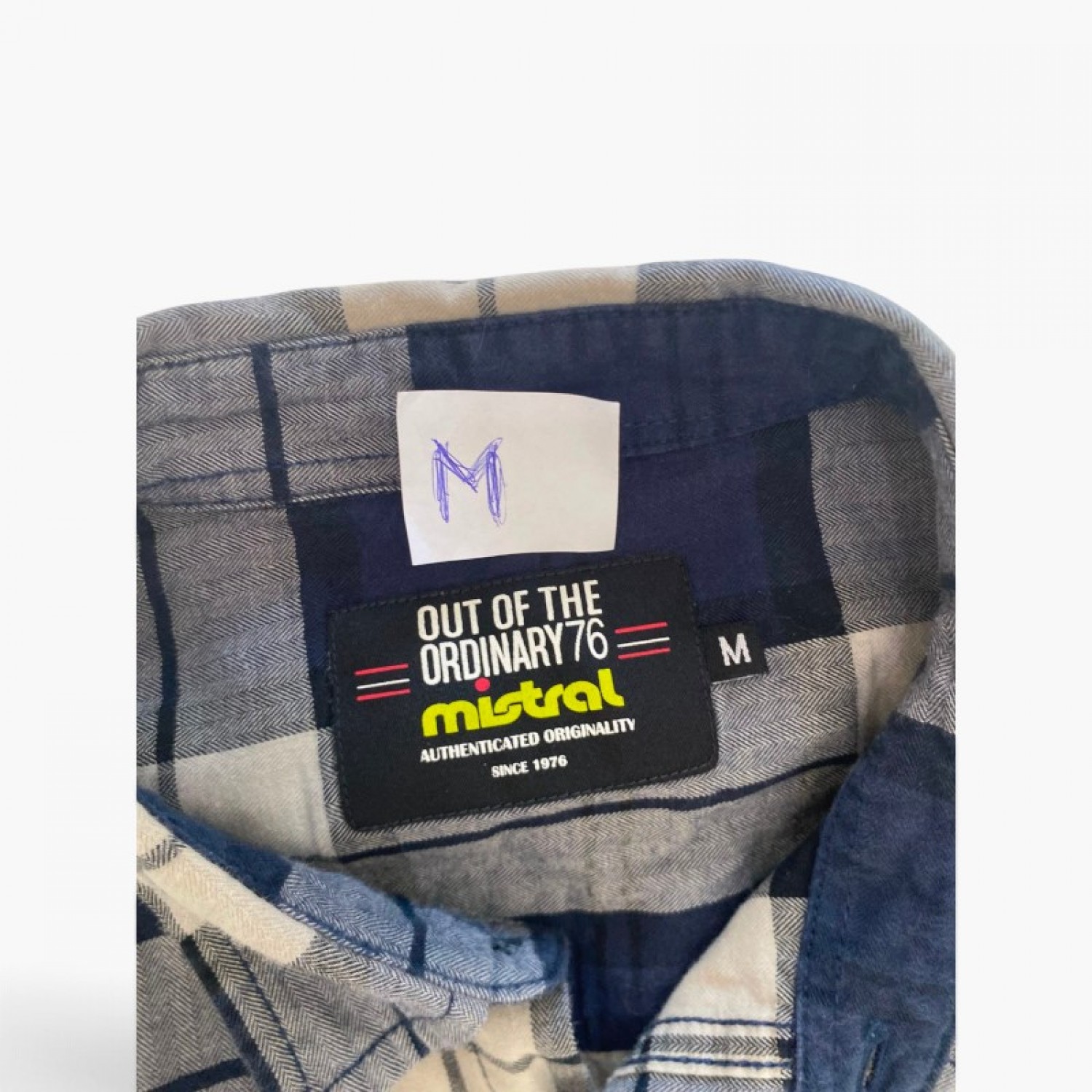 MLTN PLAID FLANNEL SHIRT / Pre-Owned