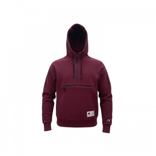 CHAMPION HALF-ZIP TECH HOODIE / Pre-Owned