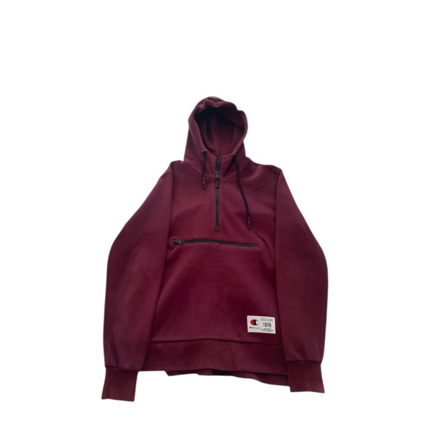 CHAMPION HALF-ZIP TECH HOODIE / Pre-Owned