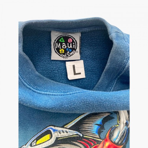 MAUI AND SONS SHARK GRAPHIC SWEATSHIRT / Pre-Owned