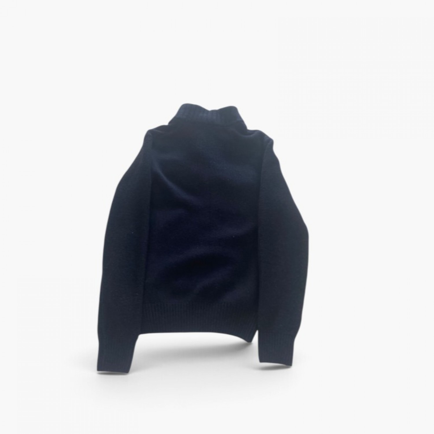 Ellesse Navy Button-Neck Knit Sweater — Size L / Pre-Owned