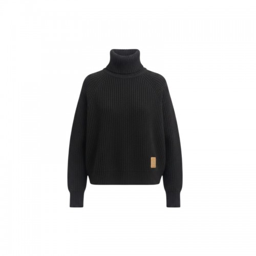 Diesel Dark Grey Wool Zip-Neck Sweater — Size L / Pre-Owned