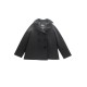 Slam Black Double-Breasted Peacoat — Size S / Pre-Owned