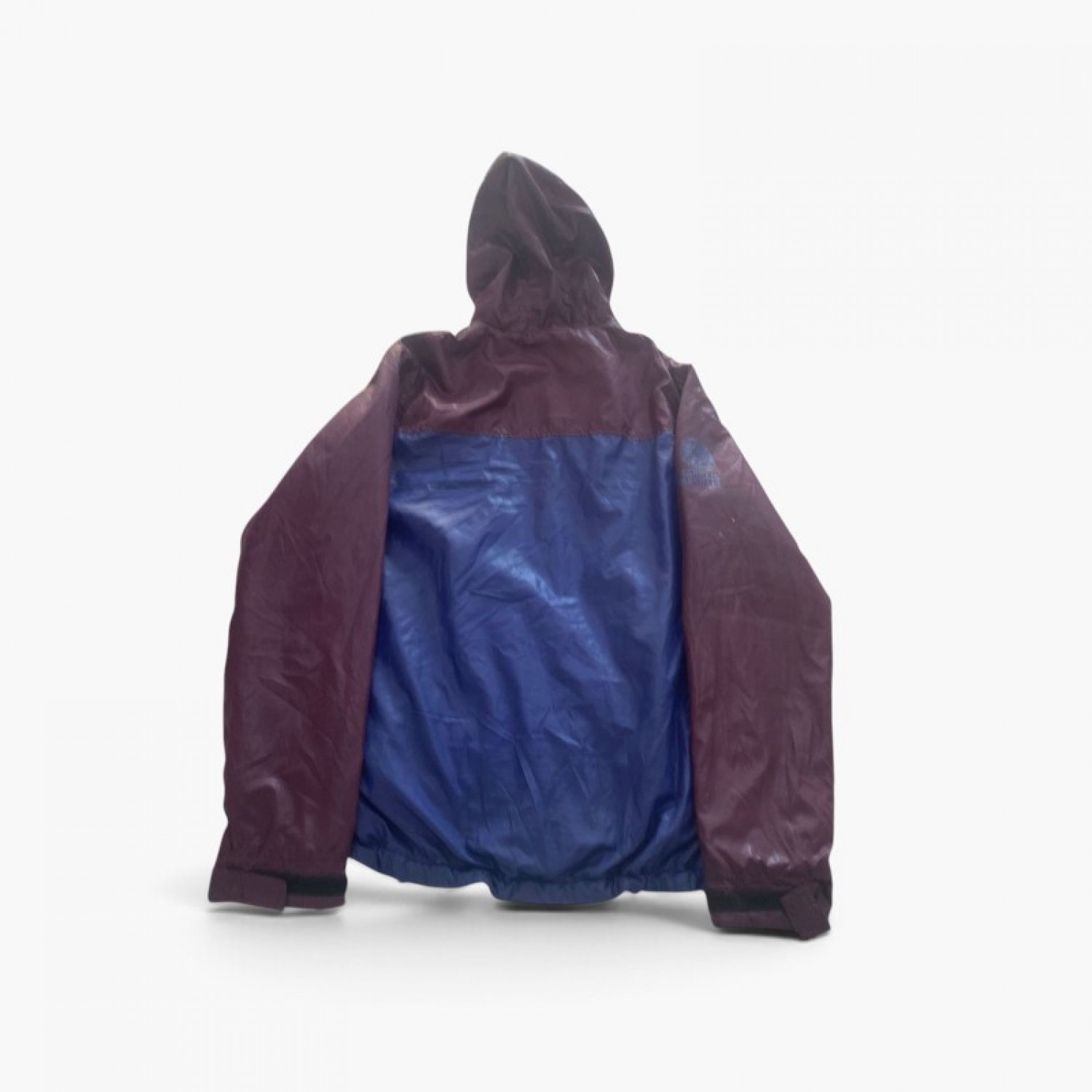 Franklin & Marshall Burgundy & Blue Hooded Jacket — Size M / Pre-Owned