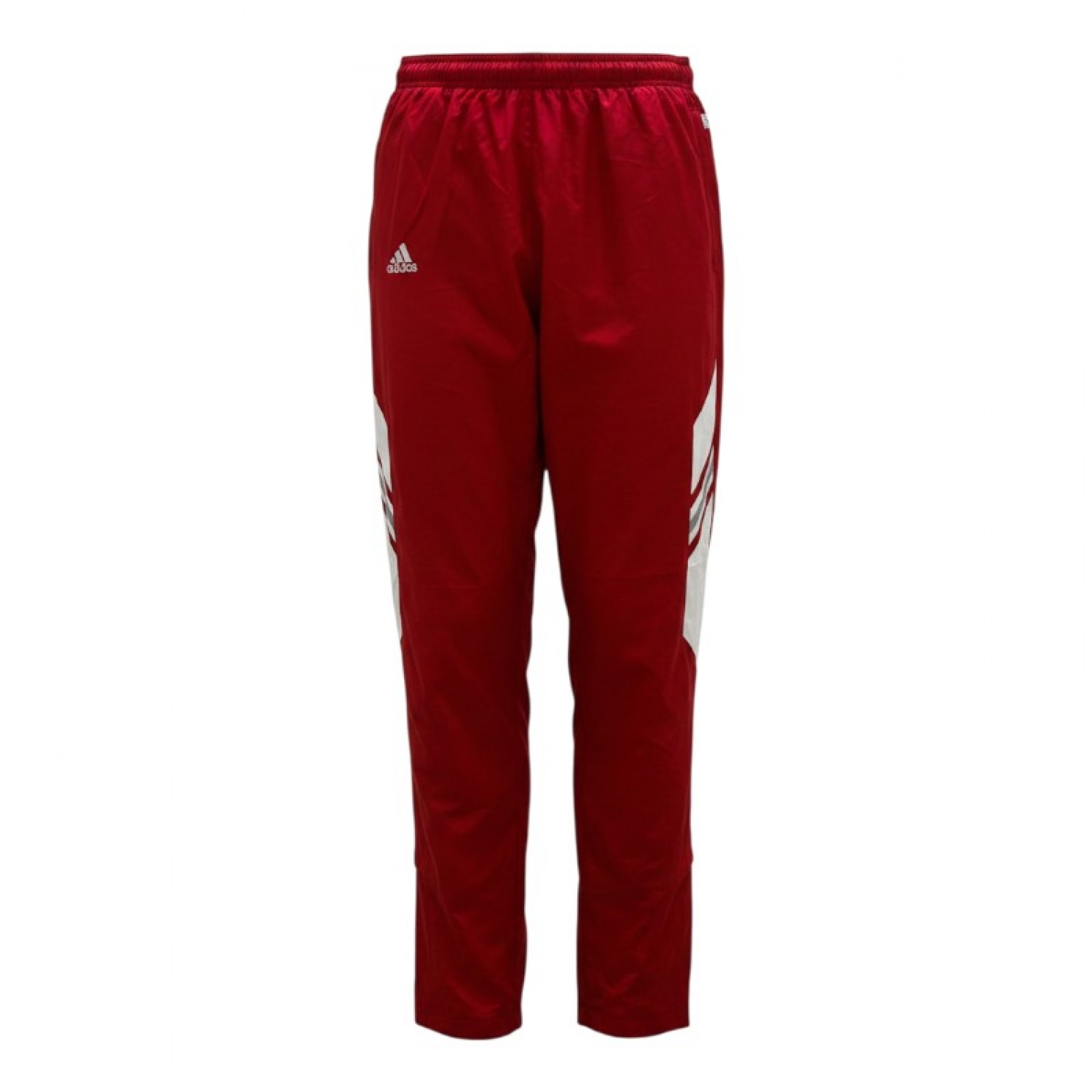 Adidas Κόκκινο Αντιανεμικό Παντελόνι με Λευκά Πλαϊνά Πάνελ – Μέγεθος XL / Pre-Owned