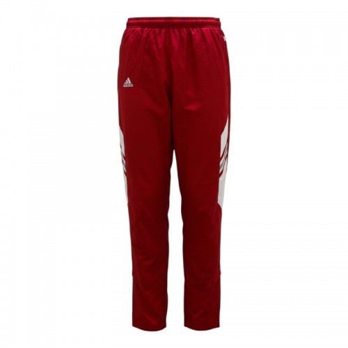 Adidas Κόκκινο Αντιανεμικό Παντελόνι με Λευκά Πλαϊνά Πάνελ – Μέγεθος XL / Pre-Owned