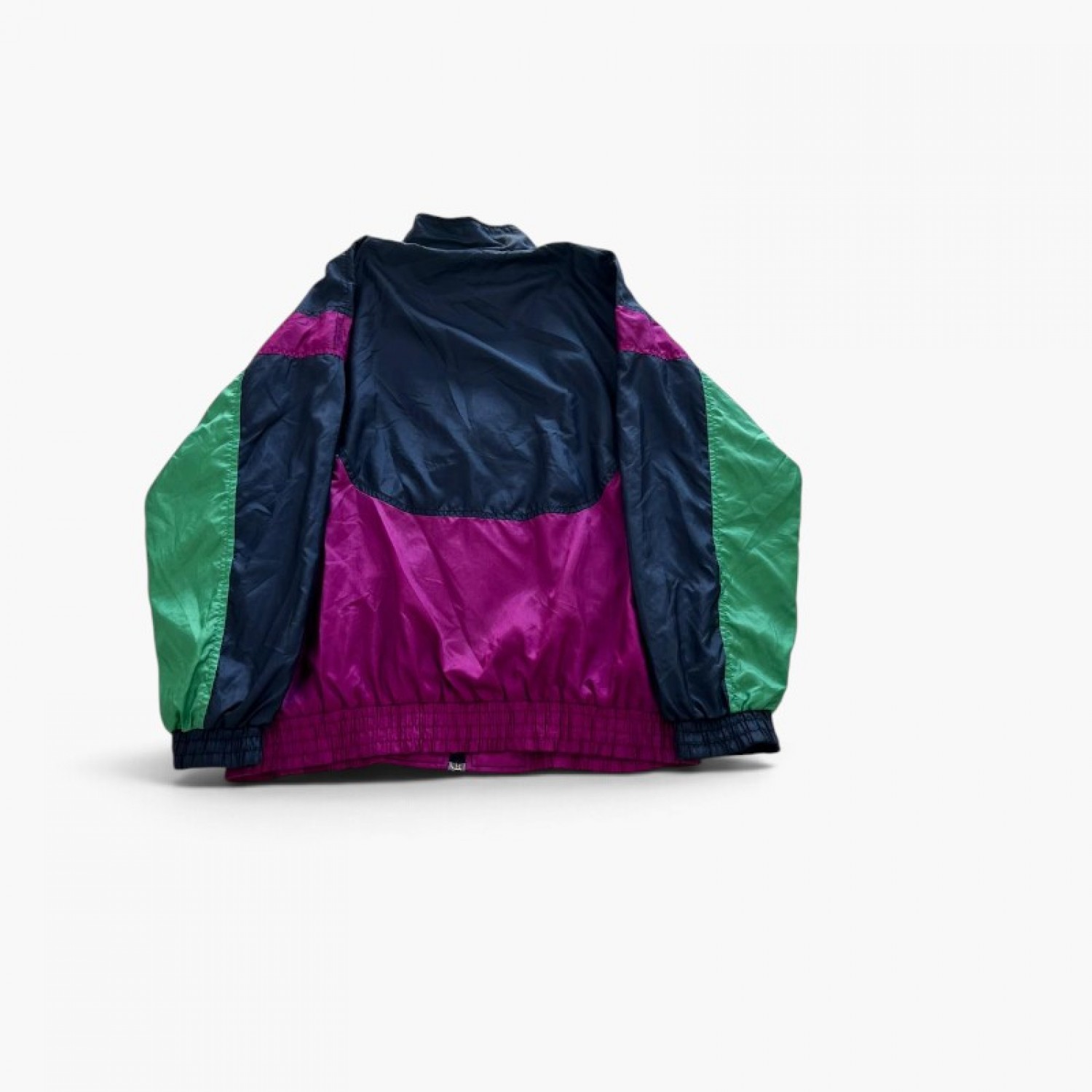 Adidas Vintage Navy, Purple & Green Track Jacket — Size S / Pre-Owned