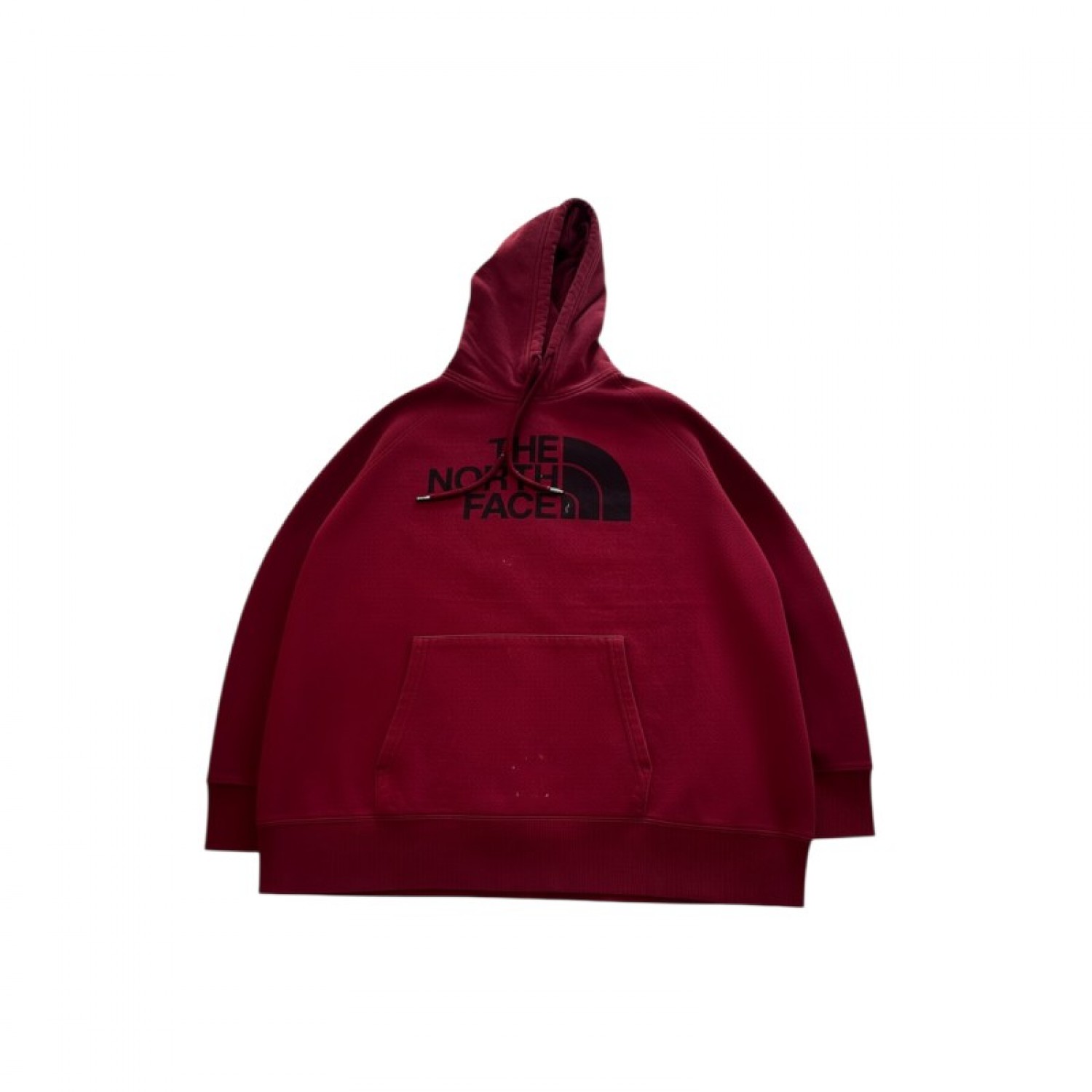The North Face Burgundy Logo Hoodie — Size XL / Pre-Owned