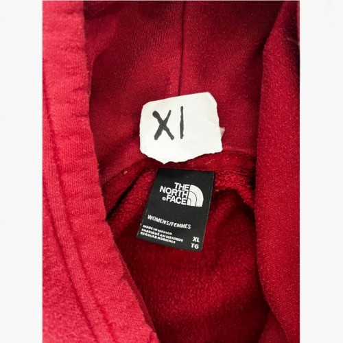 The North Face Burgundy Logo Hoodie — Size XL / Pre-Owned