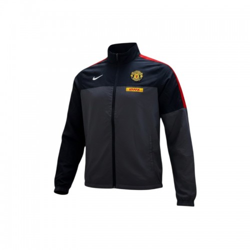 Nike Manchester United Black & Grey Training Jacket — Size L / Pre-Owned