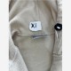 Cream Textured Full-Zip Hoodie — Size XL / Pre-Owned