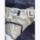 Puma Vintage Σκούρο Μπλε Αντιανεμικό Παντελόνι με Λευκές Ρίγες – Μέγεθος L / Pre-Owned