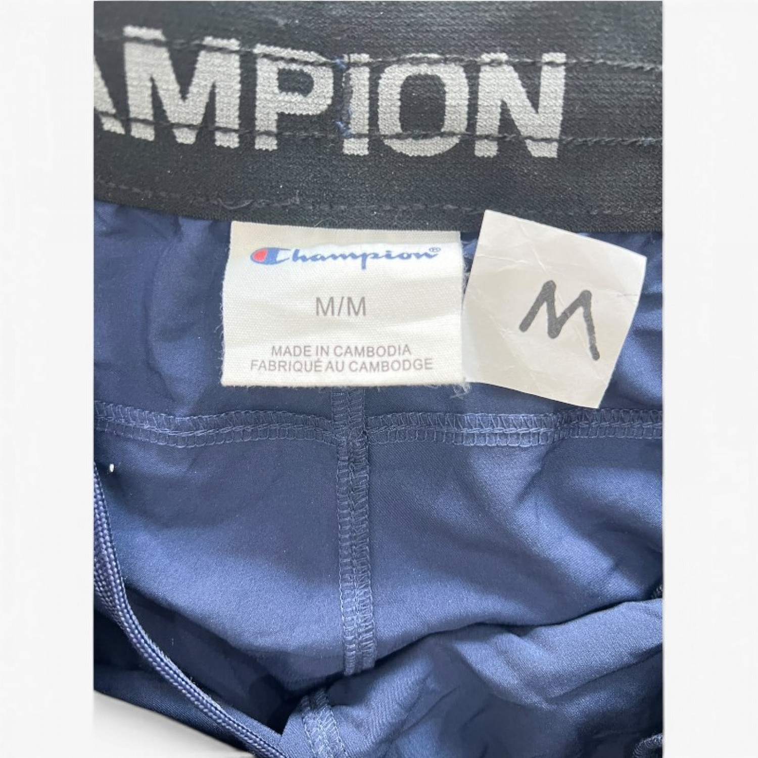 Champion Σκούρο Μπλε Αθλητικό Παντελόνι Jogger – Μέγεθος M / Pre-Owned