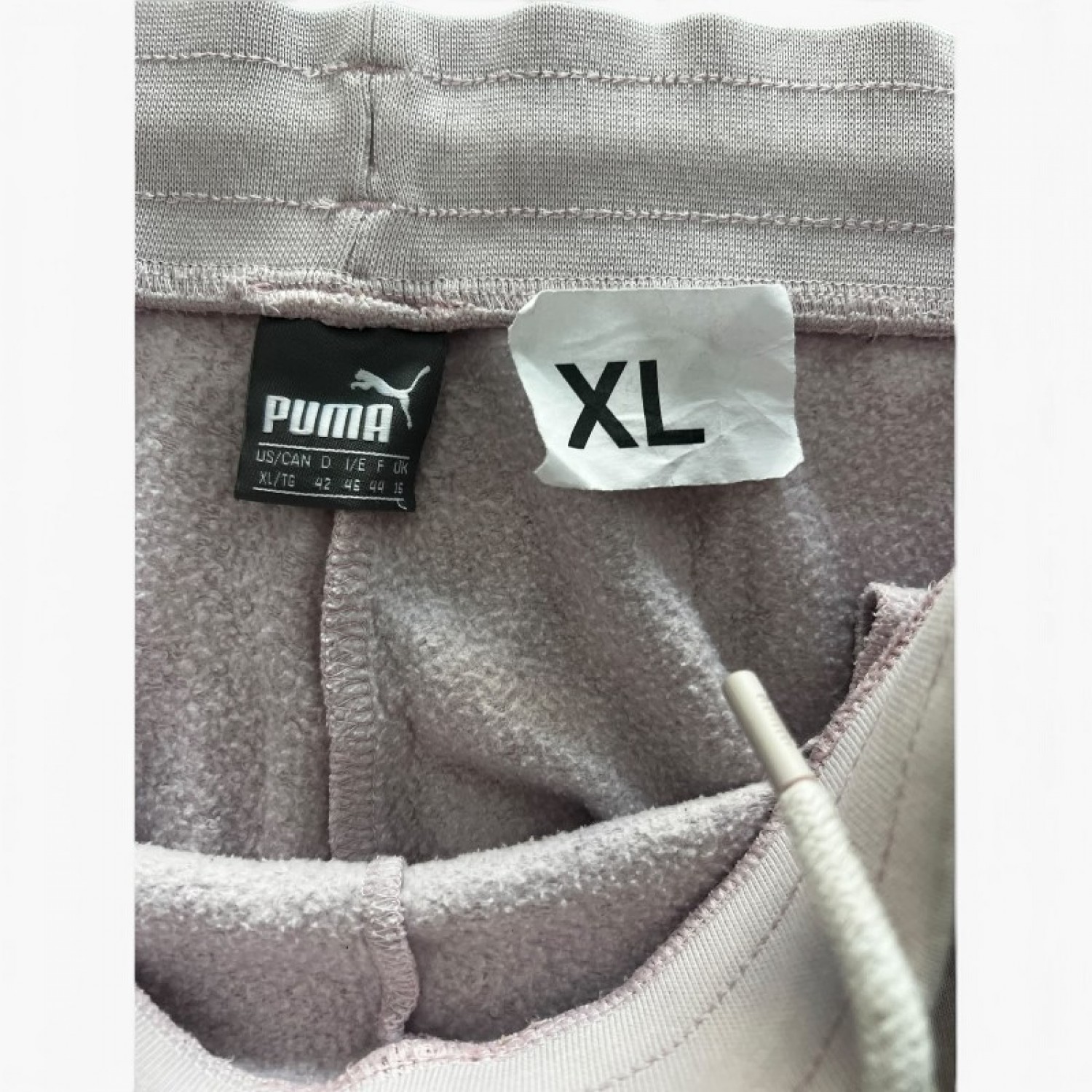 Puma Γυναικείο Ανοιχτό Γκρι Φούτερ Jogger Παντελόνι – Μέγεθος XL / Pre-Owned