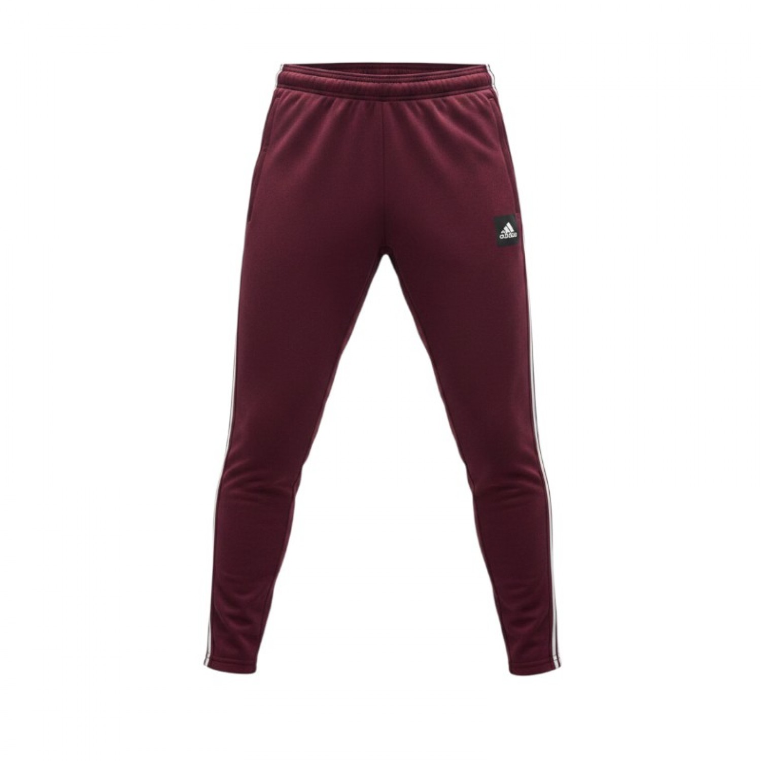 Adidas Μπορντό Slim Αθλητικό Παντελόνι με Πλαϊνές Ρίγες – Μέγεθος S / Pre-Owned