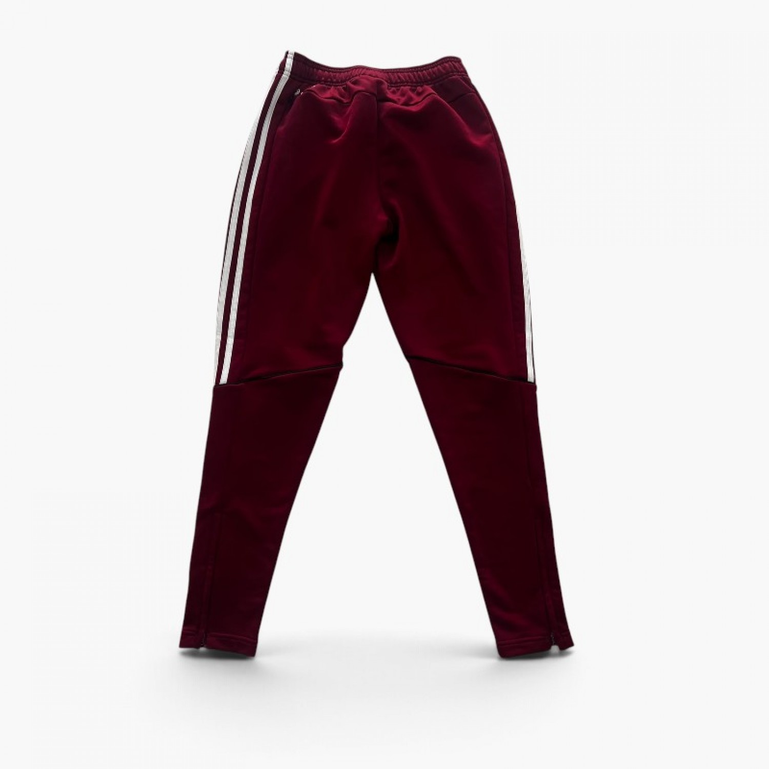 Adidas Μπορντό Slim Αθλητικό Παντελόνι με Πλαϊνές Ρίγες – Μέγεθος S / Pre-Owned