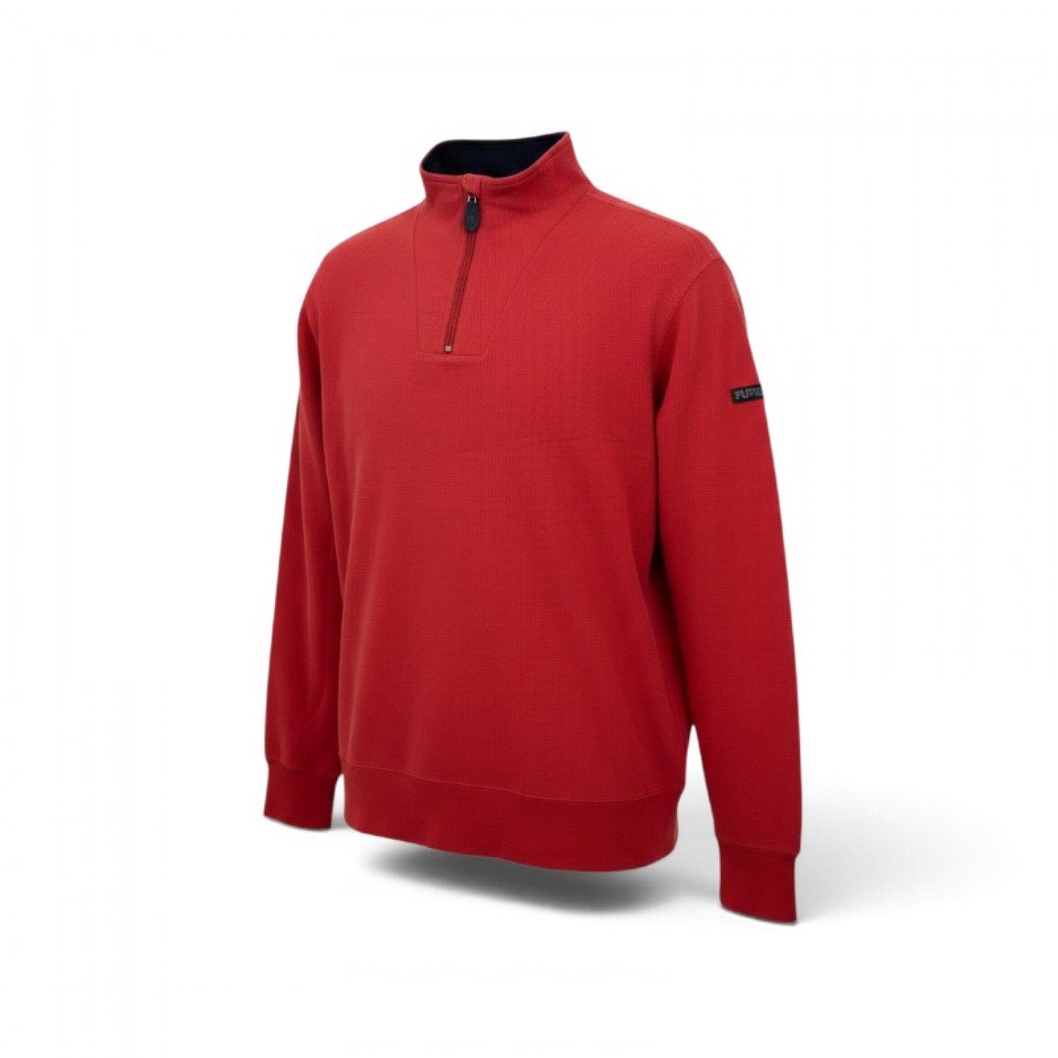 Hublot Κόκκινο Φούτερ Half-Zip με Ψηλό Γιακά – Μέγεθος L / Pre-Owned