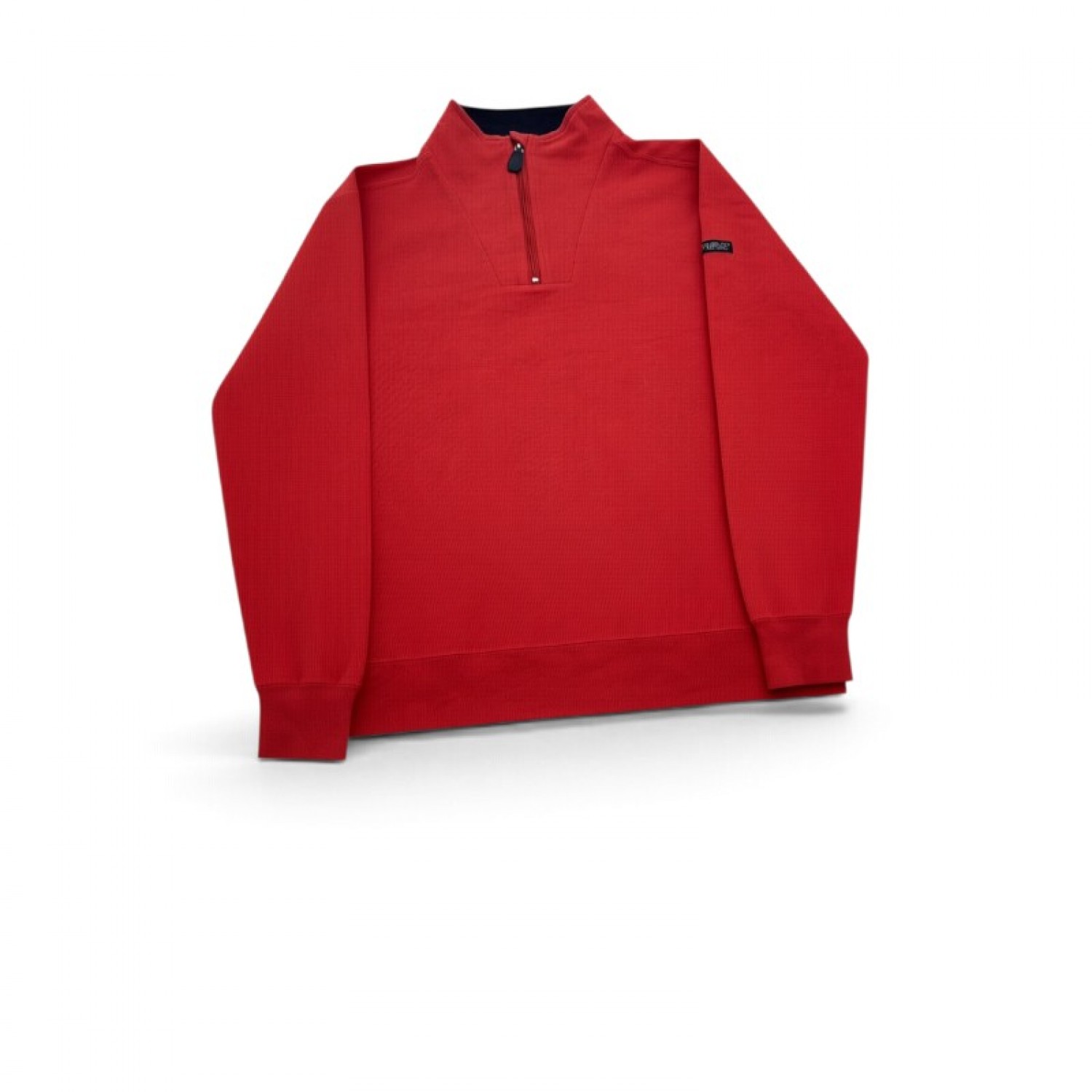 Hublot Κόκκινο Φούτερ Half-Zip με Ψηλό Γιακά – Μέγεθος L / Pre-Owned