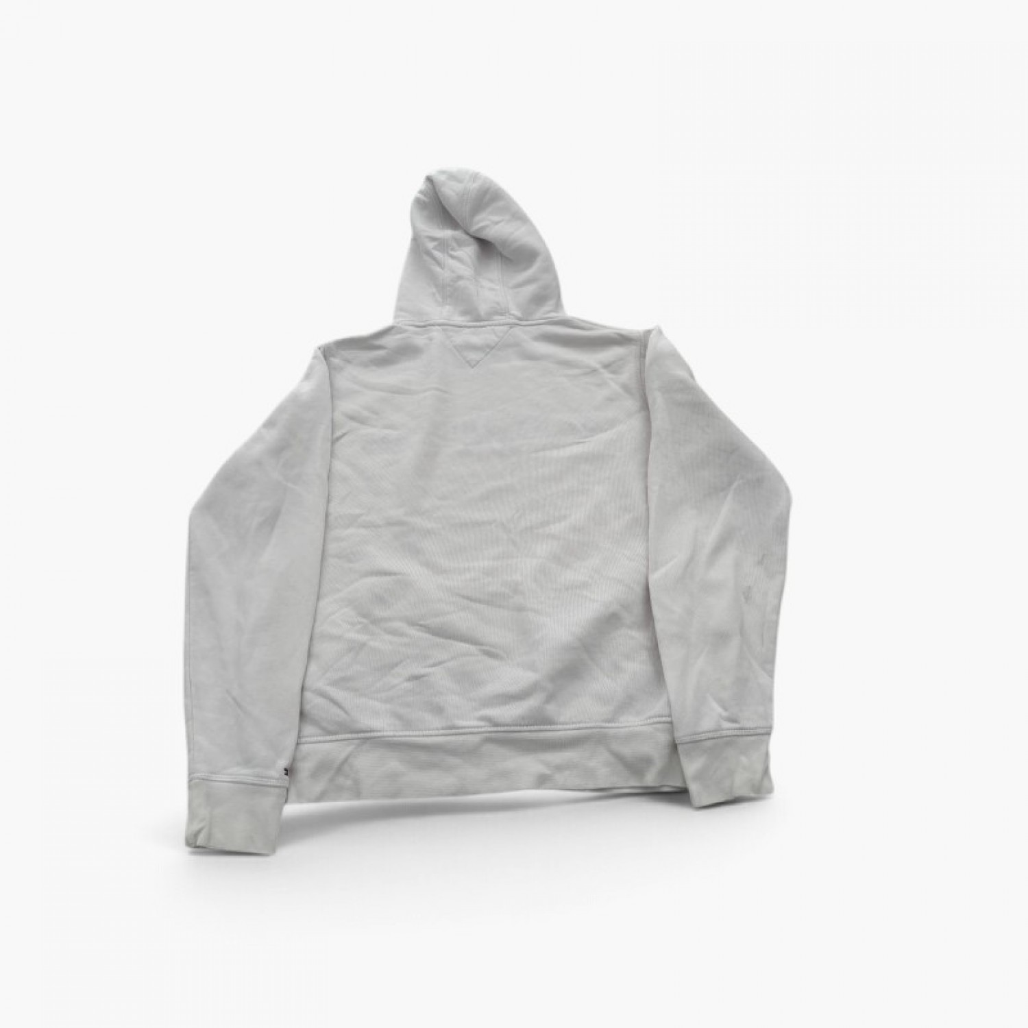 Tommy Hilfiger Εκρού Φούτερ Hoodie με Λογότυπο – Μέγεθος M / Pre-Owned