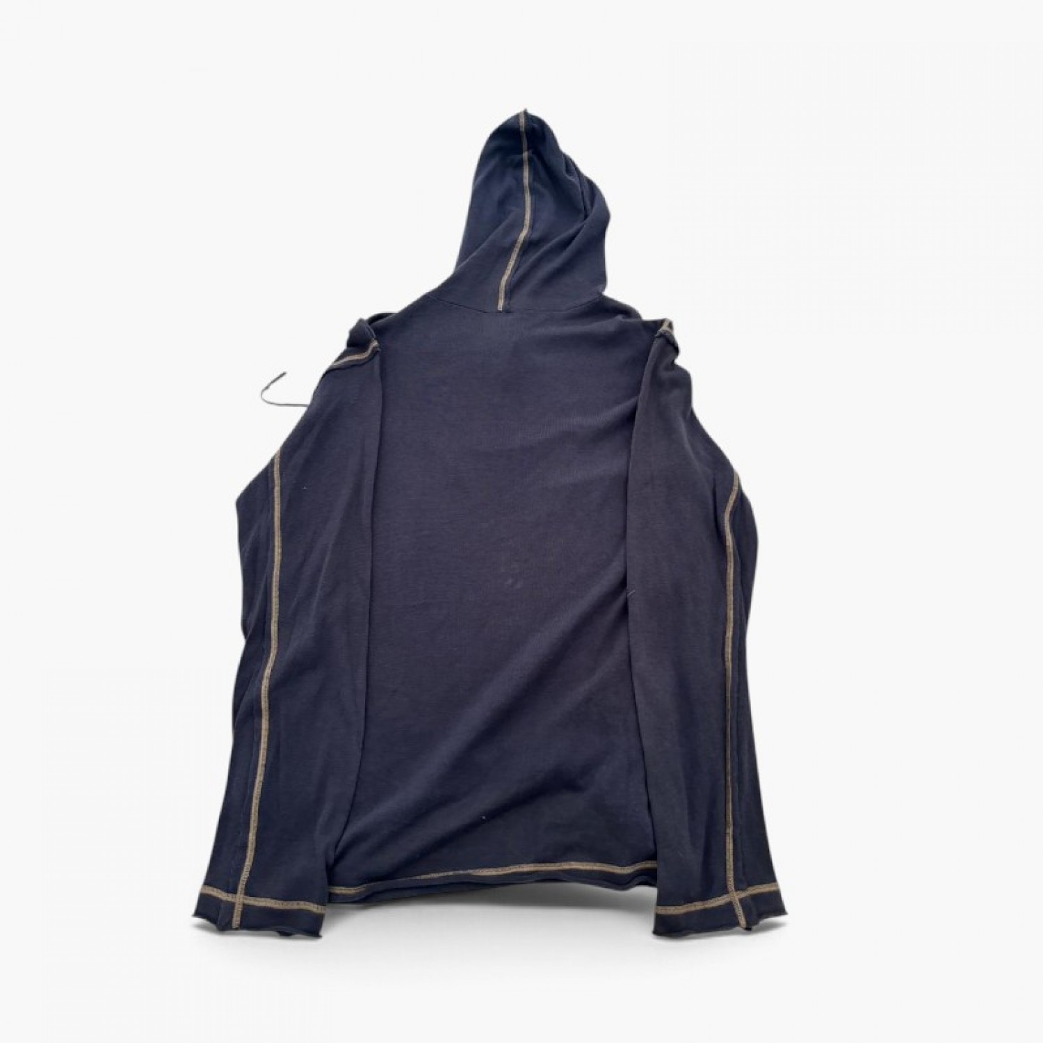 Armani Jeans Σκούρο Μπλε Φούτερ με Κουκούλα και Contrast Ραφές – Μέγεθος XL / Pre-Owned