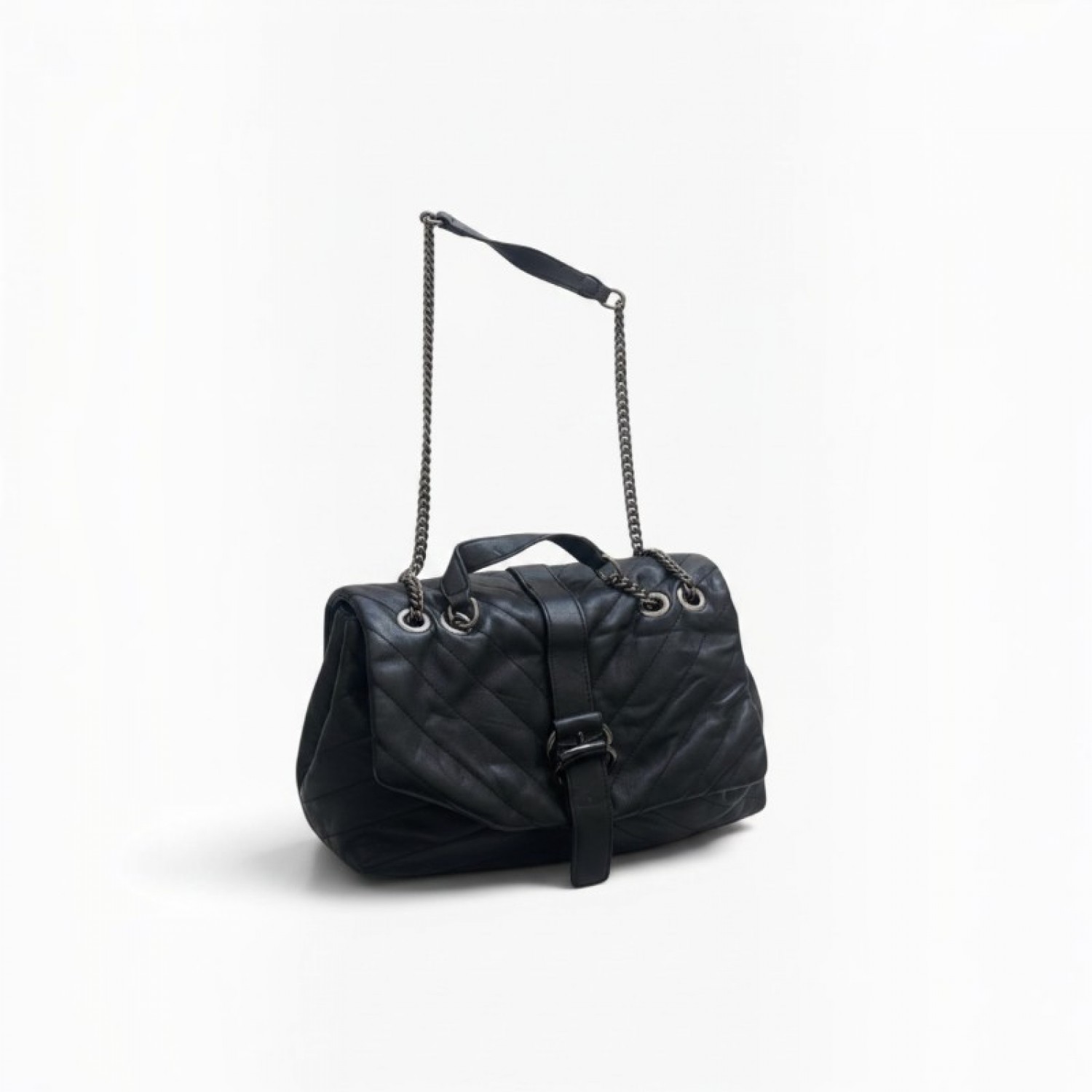 Gianmarco Venturi Quilted Shoulder Bag — Μαύρο — One Size / Pre-Owned