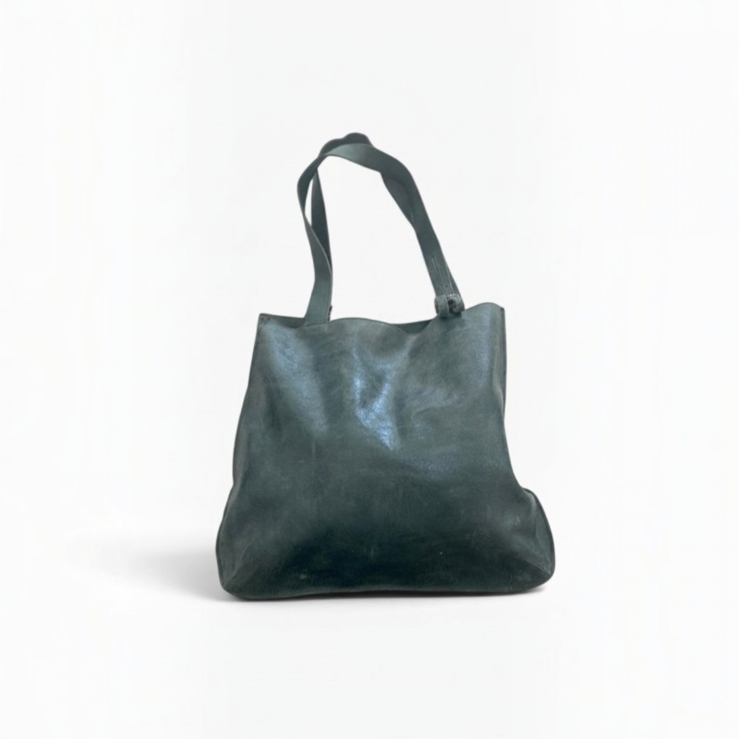 Patrizia Pepe Large Tote Bag — Πετρόλ — One Size / Pre-Owned