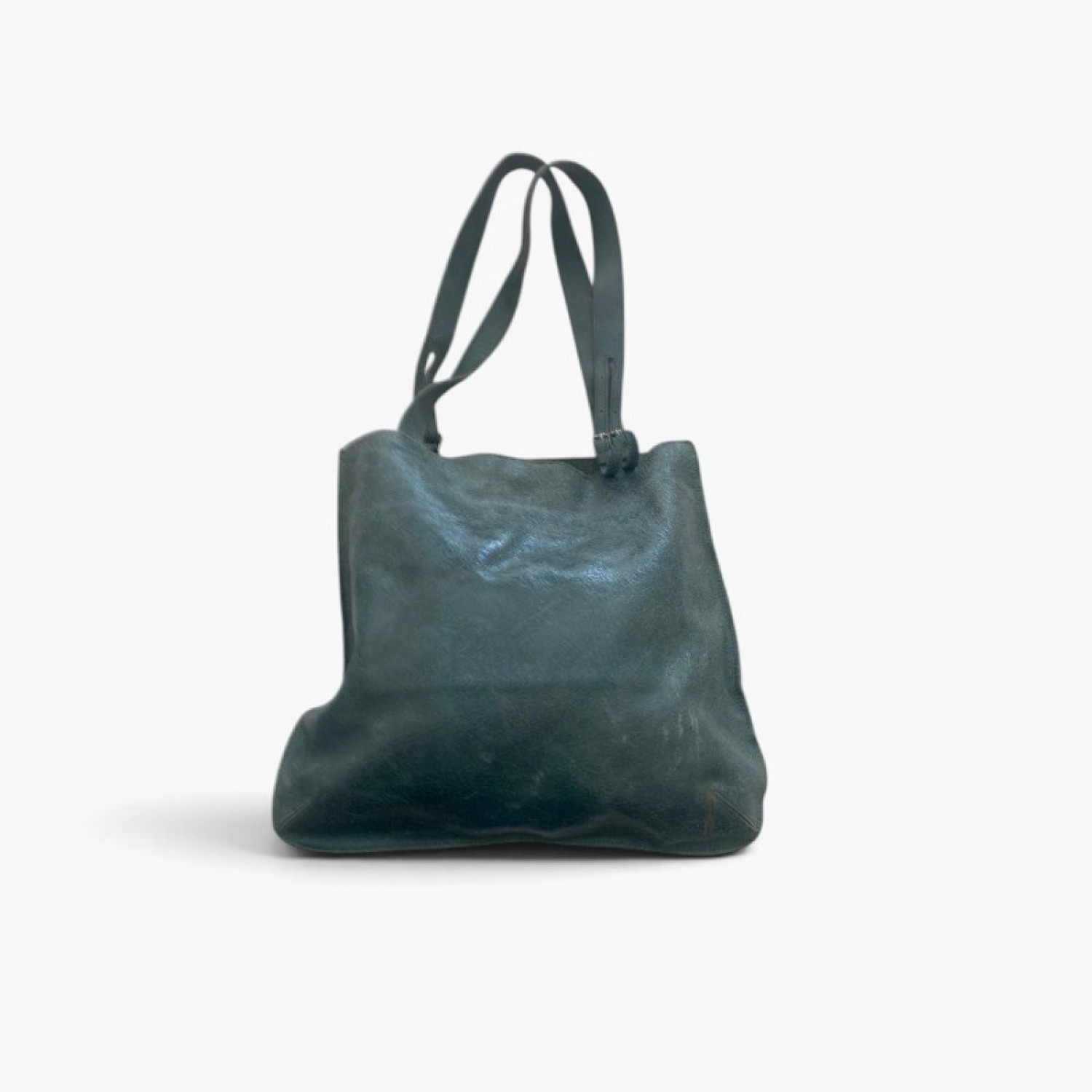 Patrizia Pepe Large Tote Bag — Πετρόλ — One Size / Pre-Owned