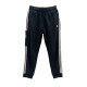 Adidas Originals Μαύρο Φλις Cargo Jogger Παντελόνι με Λευκές Ρίγες – Μέγεθος L / Pre-Owned