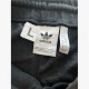 Adidas Originals Μαύρο Φλις Cargo Jogger Παντελόνι με Λευκές Ρίγες – Μέγεθος L / Pre-Owned