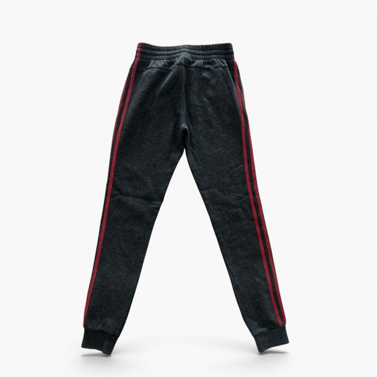Adidas Ανθρακί Φούτερ Jogger Παντελόνι με Κόκκινες Ρίγες – Μέγεθος XS / Pre-Owned
