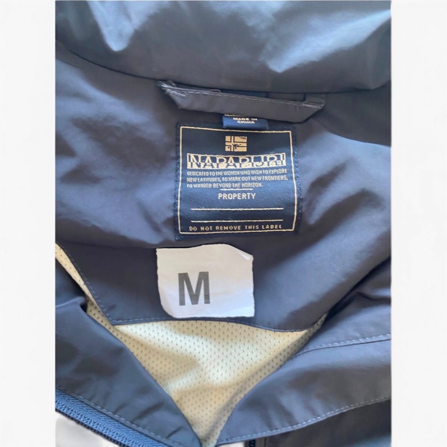 Napapijri Navy Blue Lightweight Technical Jacket — Size M / Pre-Owned