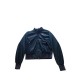 North Sails Women’s Navy Cropped Bomber Jacket — Size L / Pre-Owned