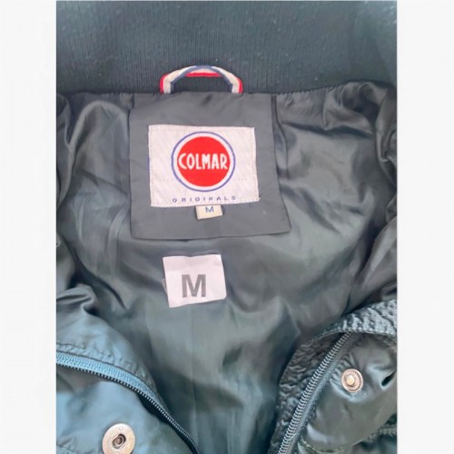 Colmar Originals Women’s Dark Green Belted Long Puffer Coat — Size M / Pre-Owned