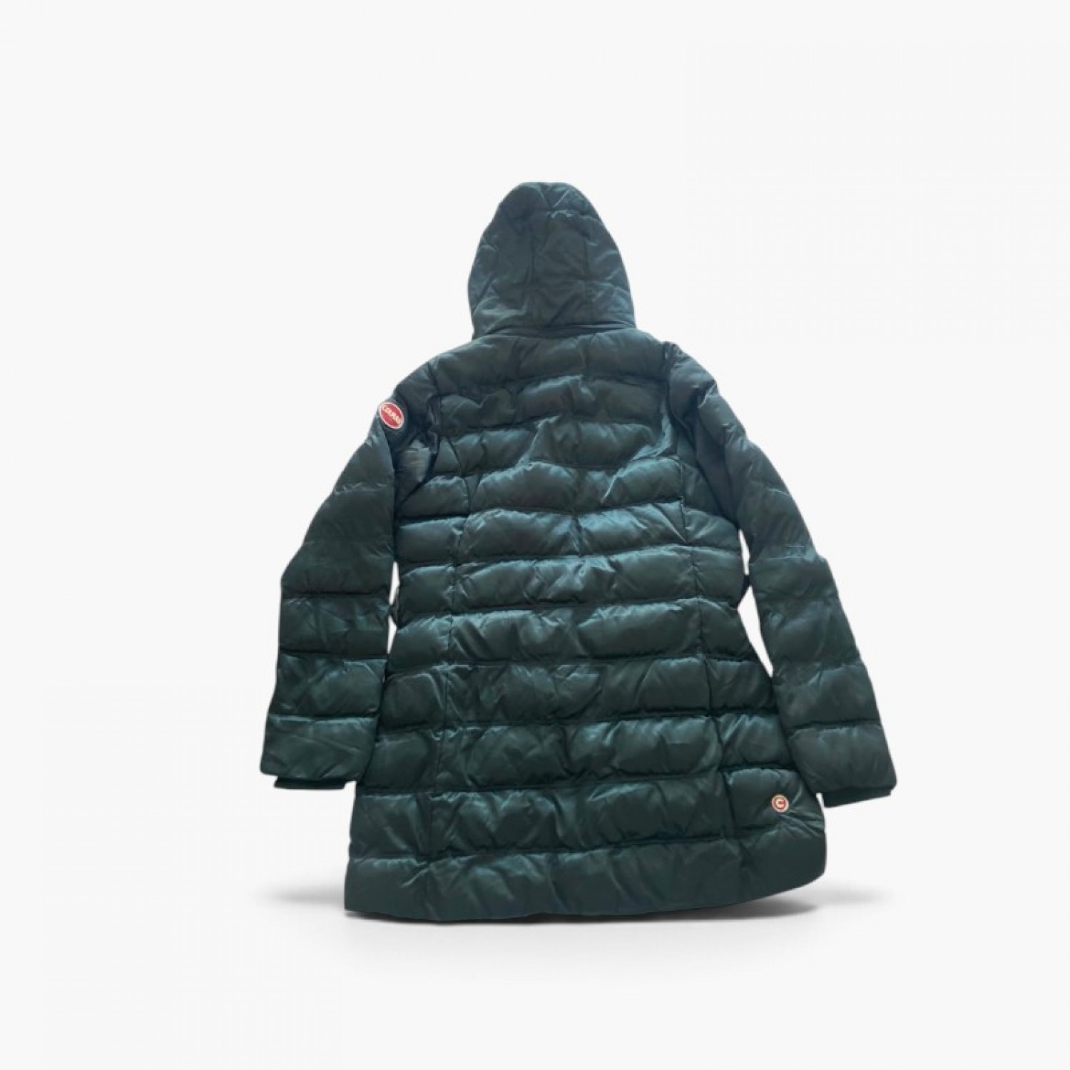 Colmar Originals Women’s Dark Green Belted Long Puffer Coat — Size M / Pre-Owned